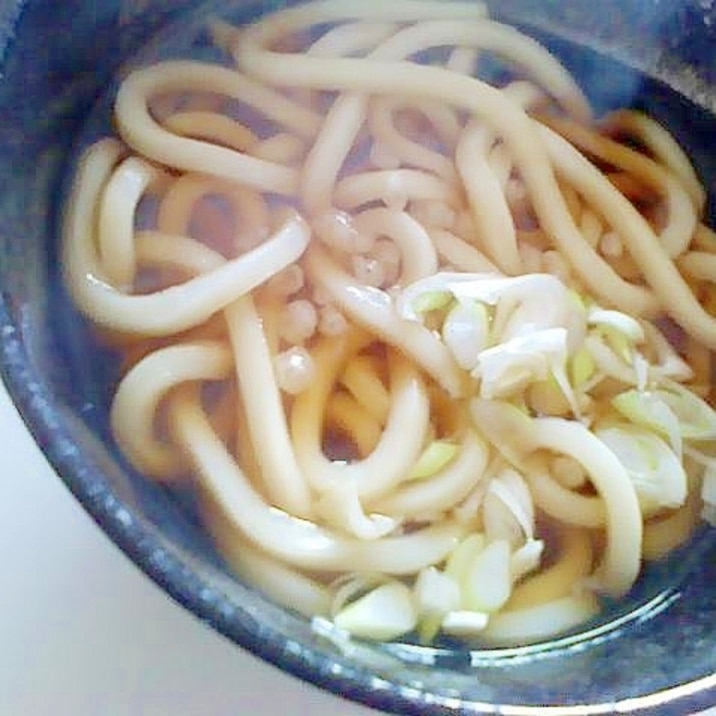 レンジで汁うどん